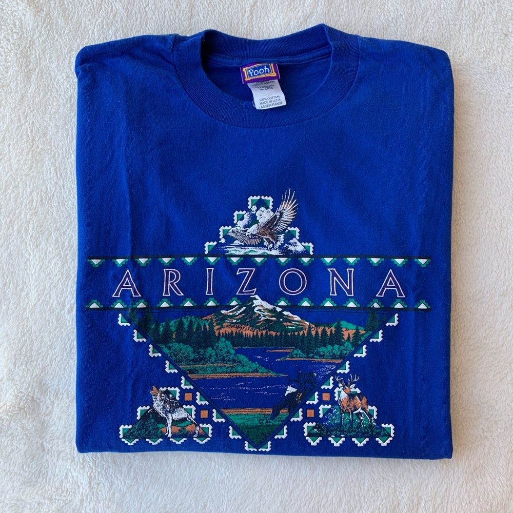 Vtg Pooh 100 Acre Collection Arizona Graphic Shirt